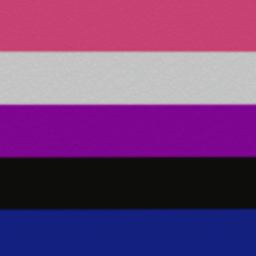 1x1 Gender Fluid Pride ACCENT ONLY Slider Square