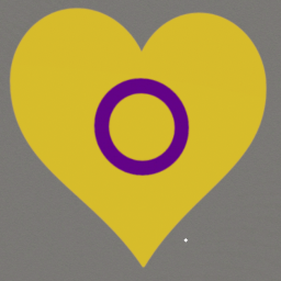 Intersex Heart Wall Cutout