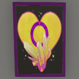 Intersex Pride Gem Art