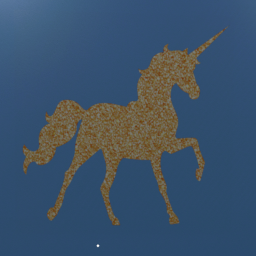 LARGE Glitter Unicorn Wall Cutout
