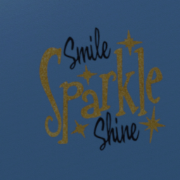 Smile Sparkle Shine Wall Cutout