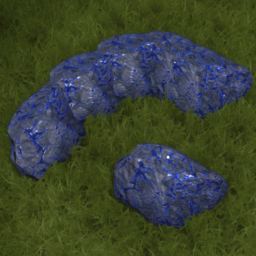 Gray Rock with Blue Veins