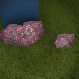 Gray Rock with Pink Veins
