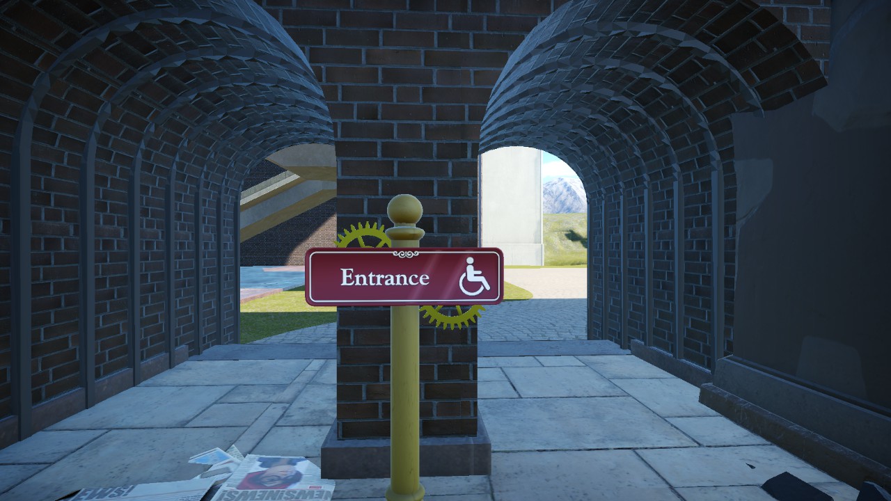 Handicap Entrance Sign