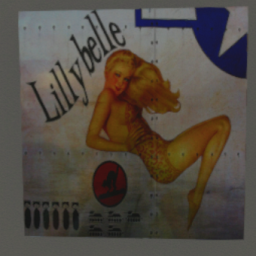 WWII Pin Up Girl Poster Lillybelle