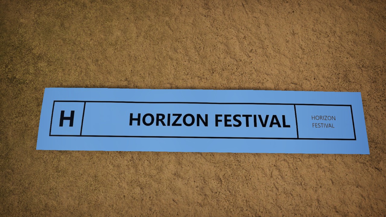Forza Horizon Sign (Flexi)