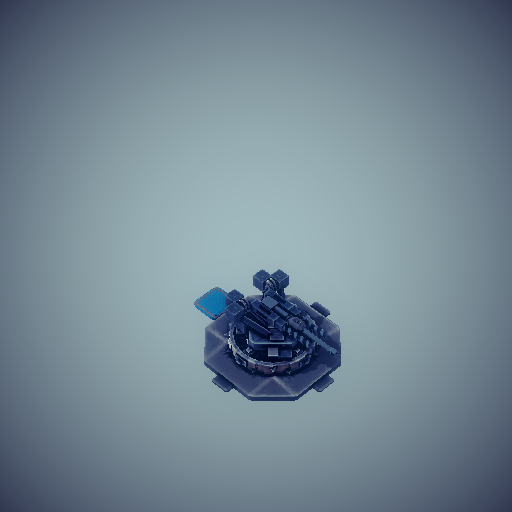 1x piston turret