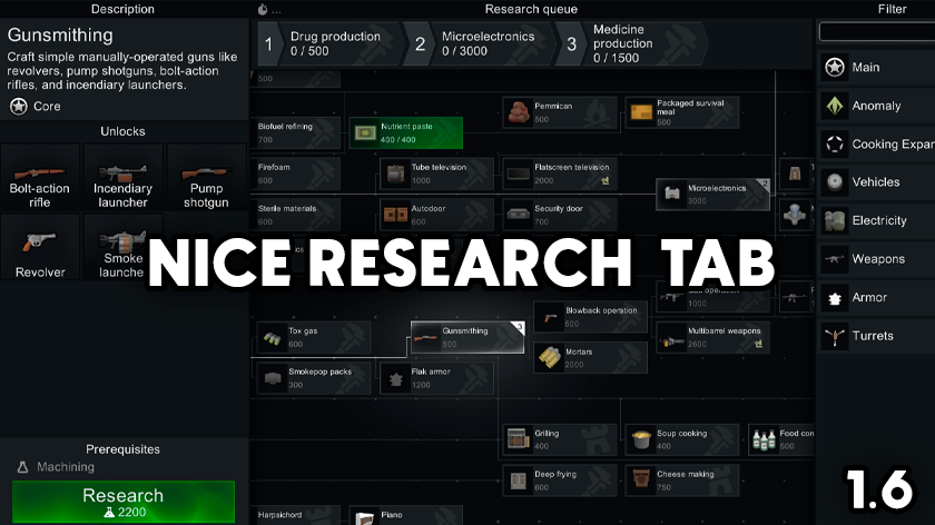 Nice Research Tab