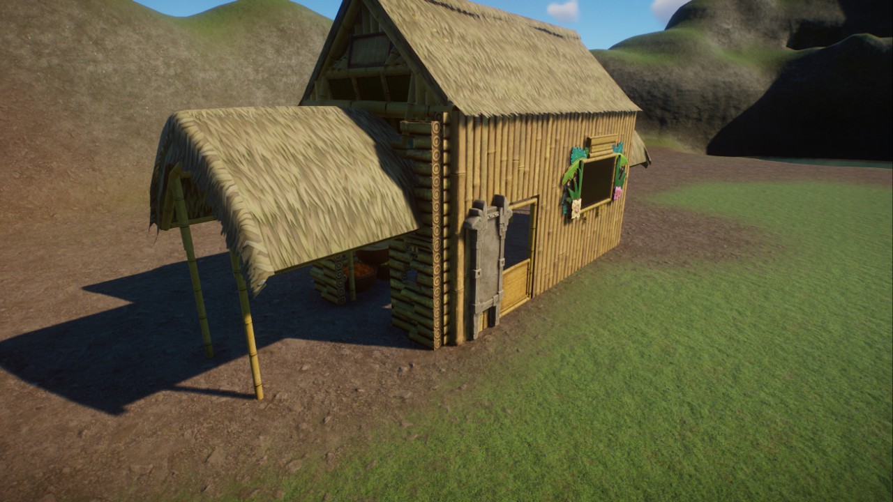 South American habitat entrance