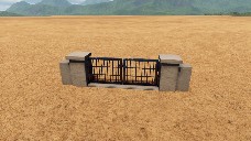 Concrete Wall Gate Small