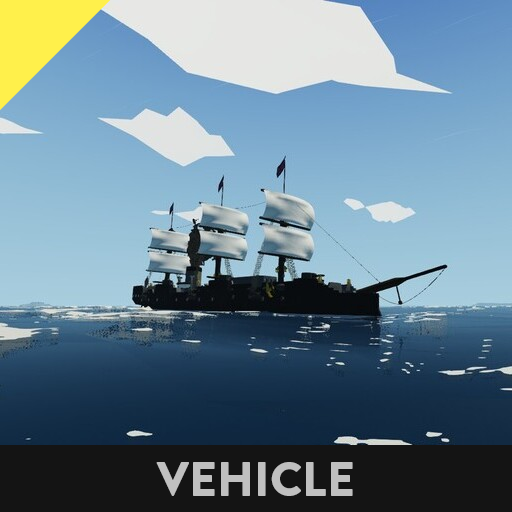 Ironclad Steam Sailing Warship