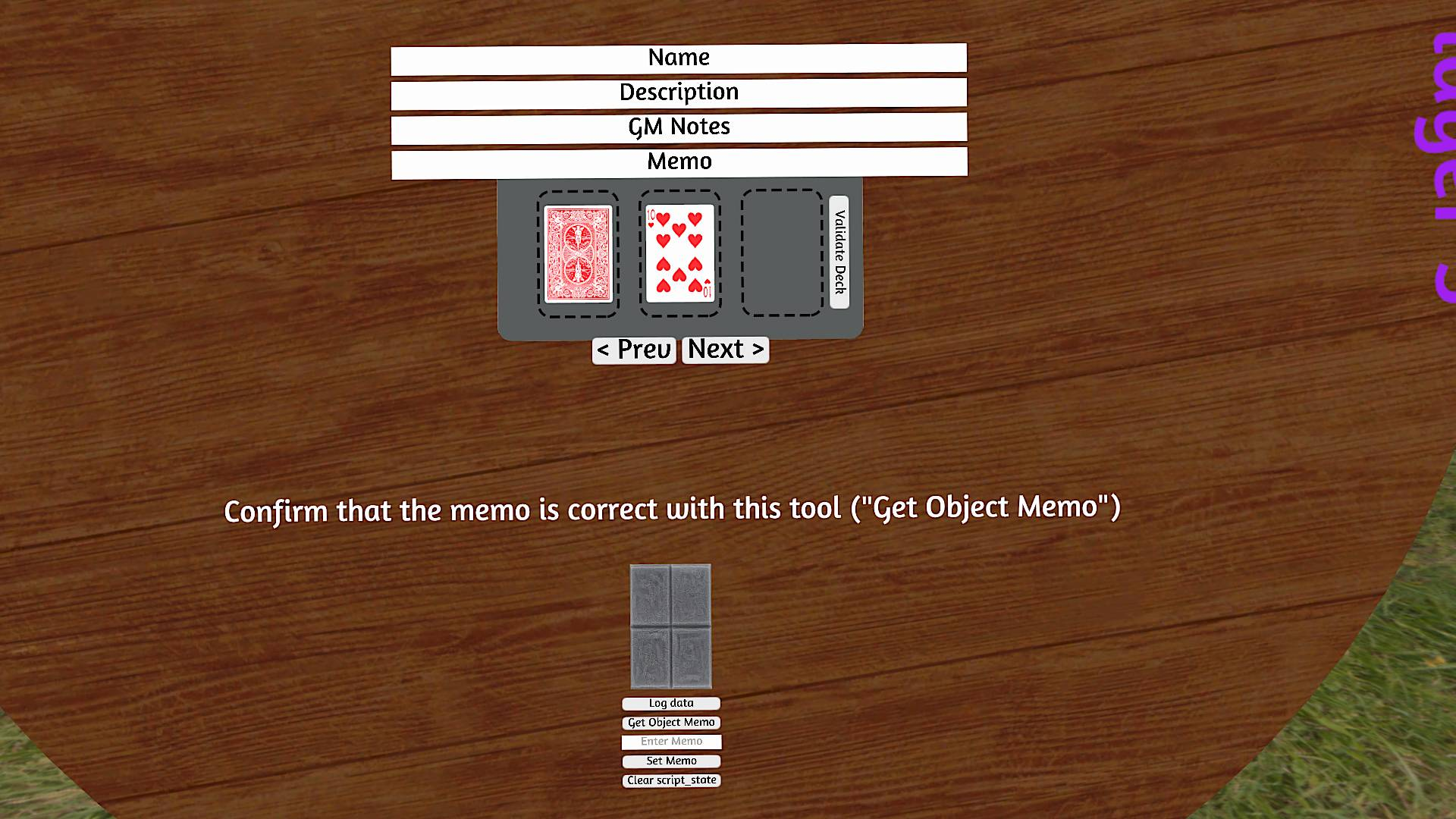 [Tool] Card Deck Renamer (GM Note + Memo Edit Support)