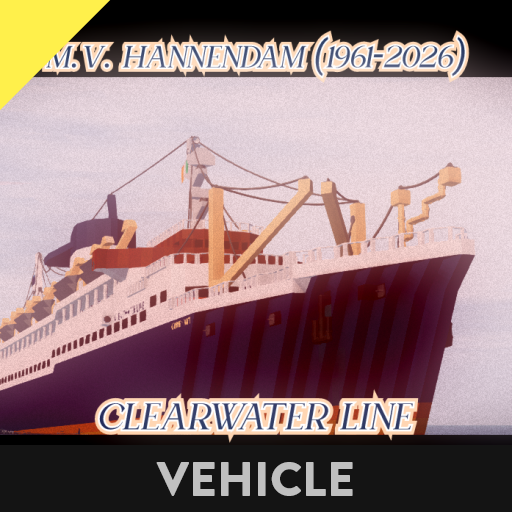 1:4th Scale - M.V. Hannendam (1961) - Clearwater Line