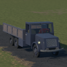 OV. H-D Truck-3CA (Sideboard Flatbed). v1938