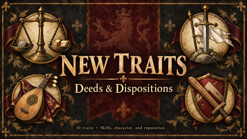 New Traits: Deeds & Dispositions