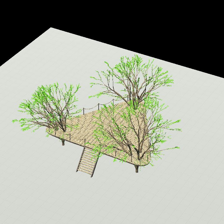 Treehouse platform