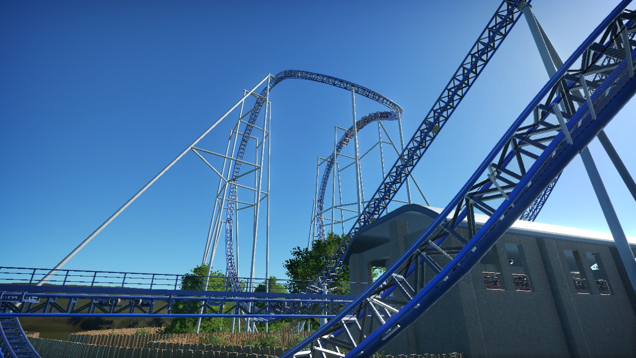 A giga coaster with inversions
