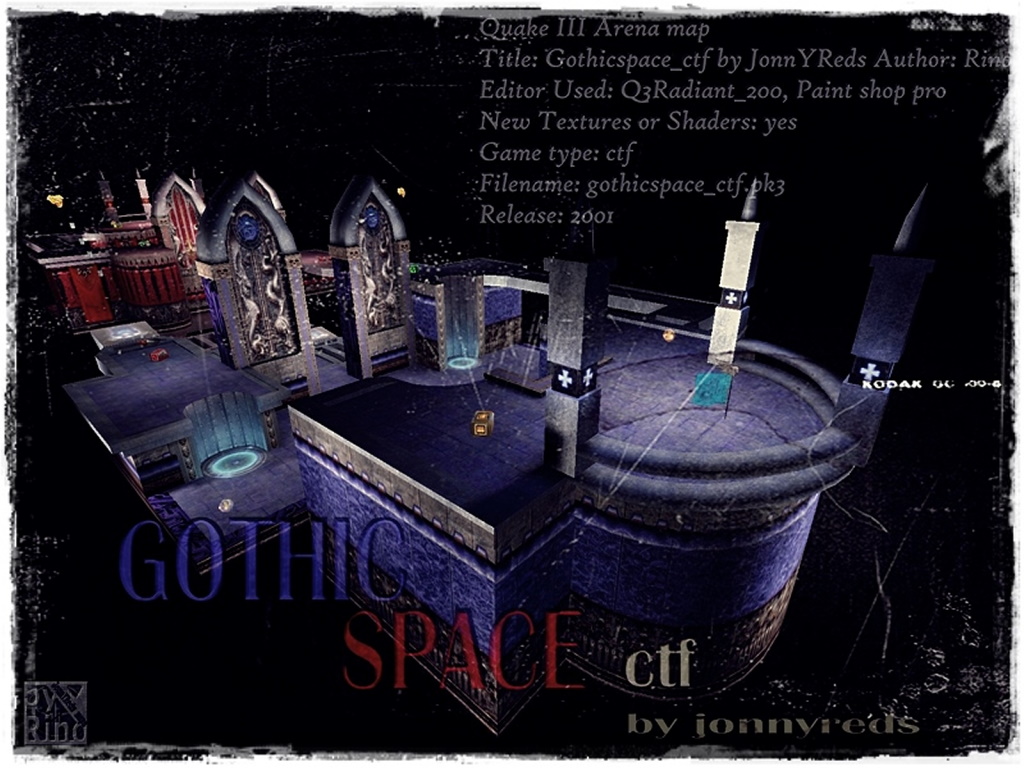 Gothic Space CTF - Quake 3 Arena map