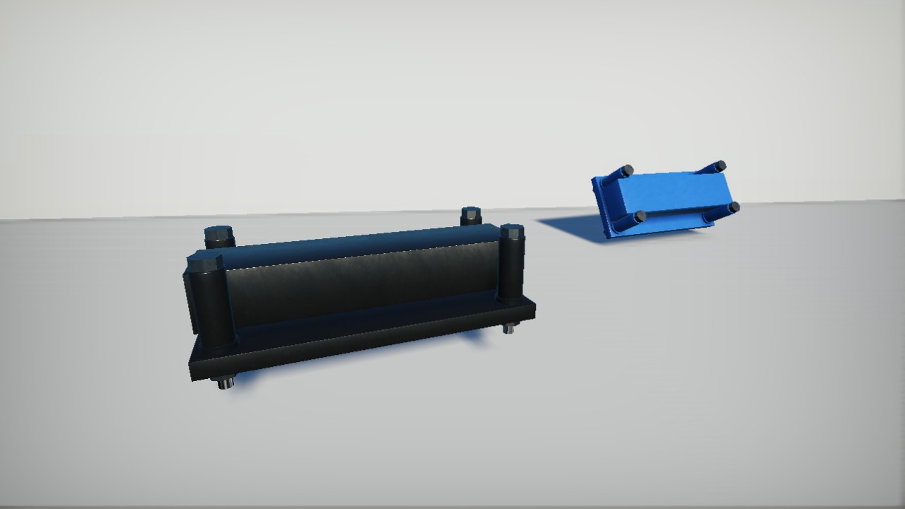 Intamin Support Track Connector