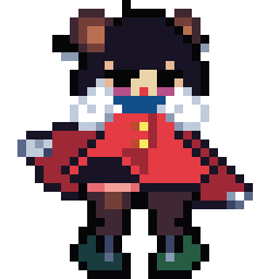 Kiritan wearing a coat