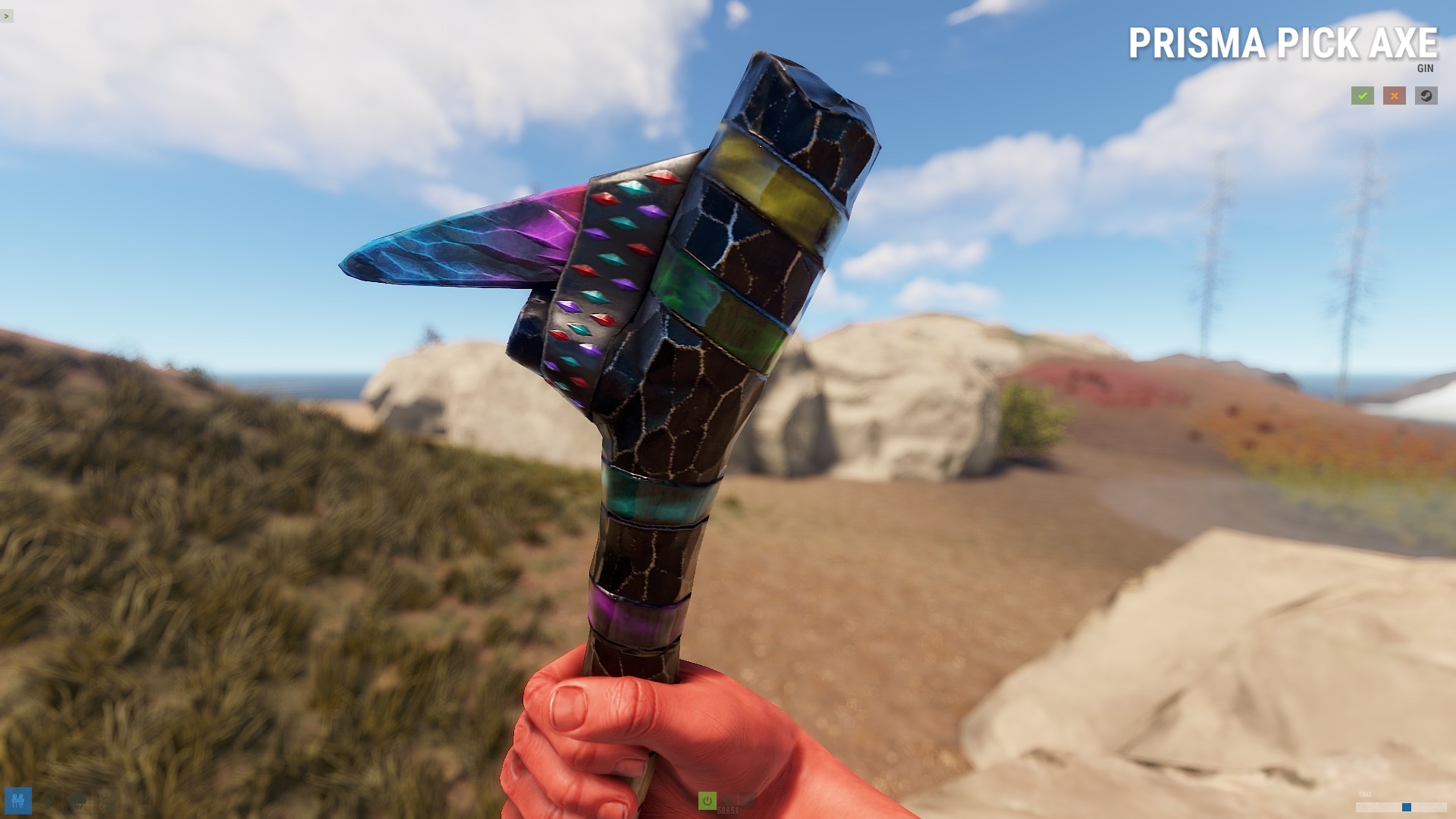 Prisma Stone Pick Axe