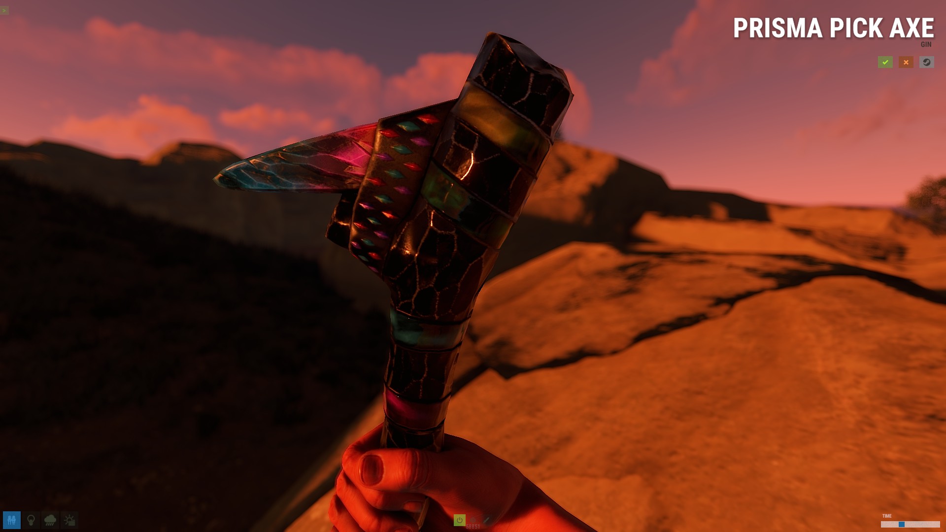 Prisma Stone Pick Axe