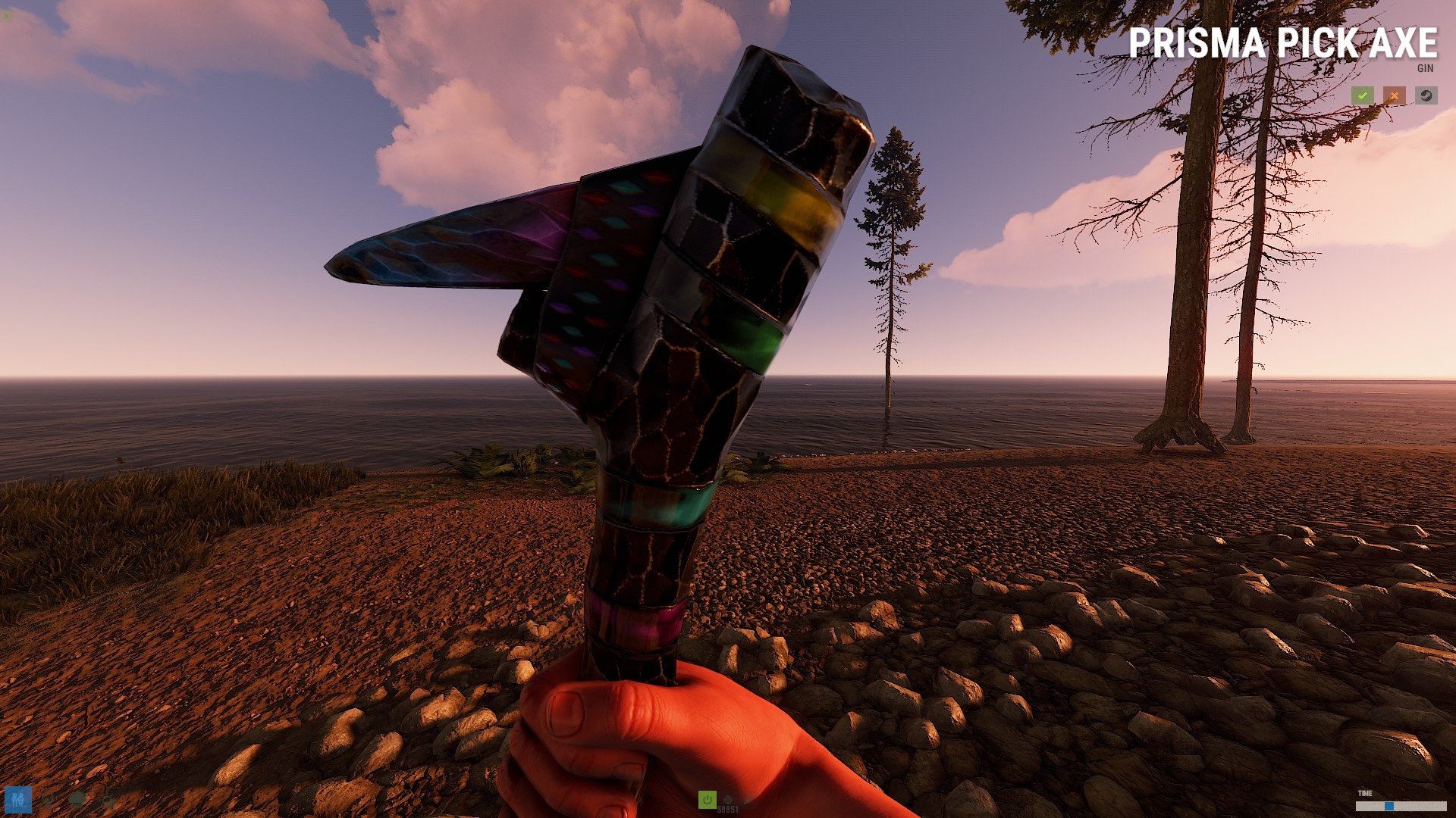 Prisma Stone Pick Axe