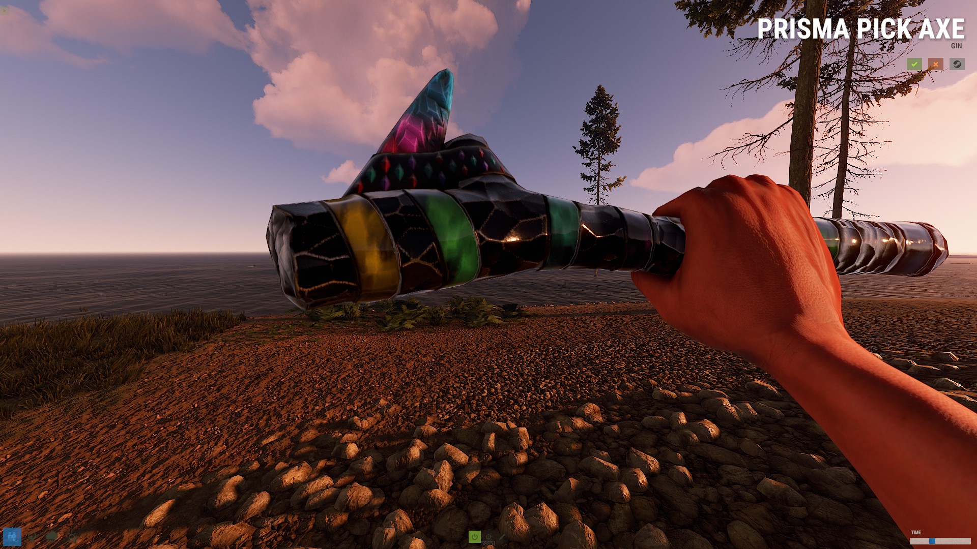 Prisma Stone Pick Axe
