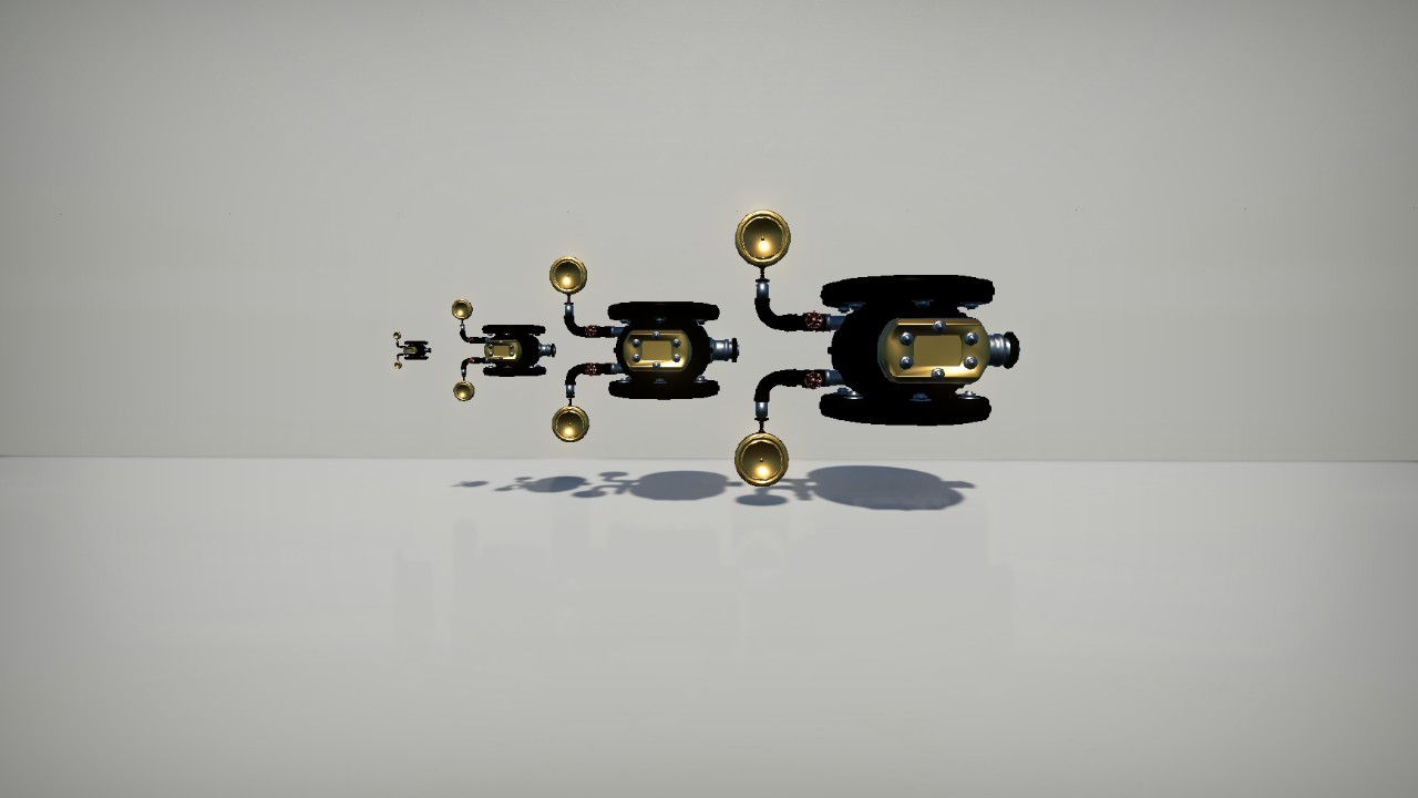 (SP)  Steampunk Pipe Meter 1.5M