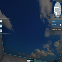 Uncle's Bunker Simulated Sky Ceiling Panel