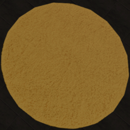 Sunny Orange Bathroom Rug-Extra Thick