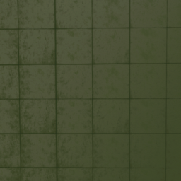 15cmx2 Green Tile Accent Slider Square