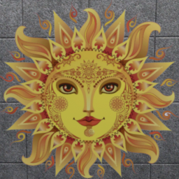 Elegant Sun Wall Cutout