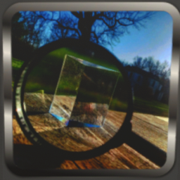 Framed Magnified Cube Photo Custom
