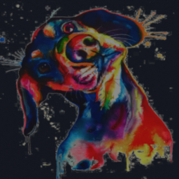 Watercolor Stephen the Puppy Wall Cutout