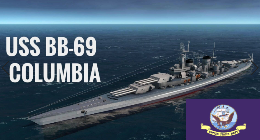 USS BB-69 Columbia