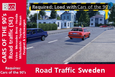 Cars of the 90's - Road traffic (SE)