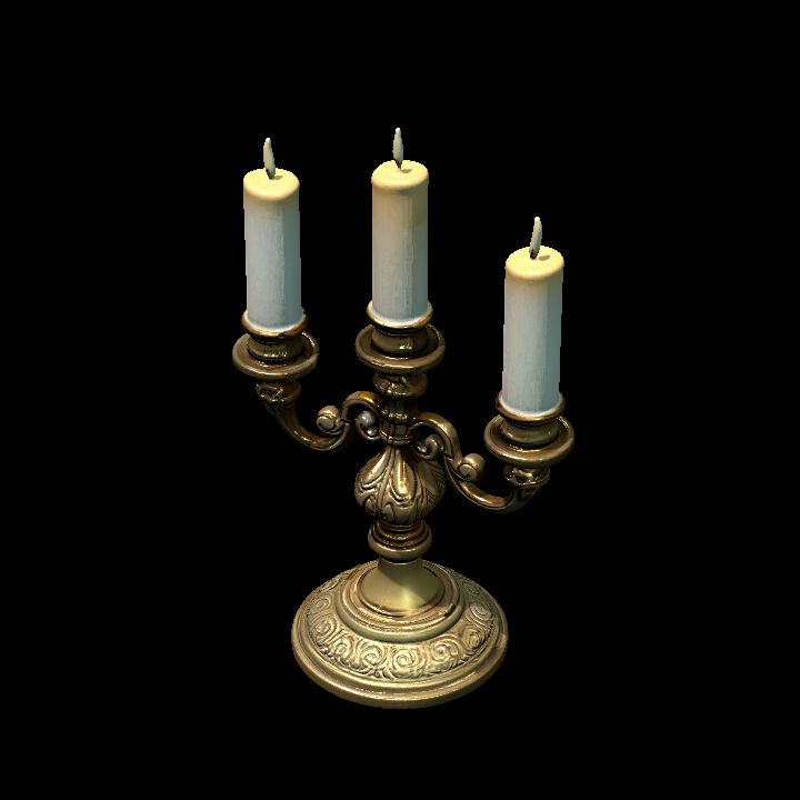 Object, Light, Candelabra 4