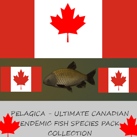 Pelagica - Ultimate Canadian Endemic Fish Species Pack Collection