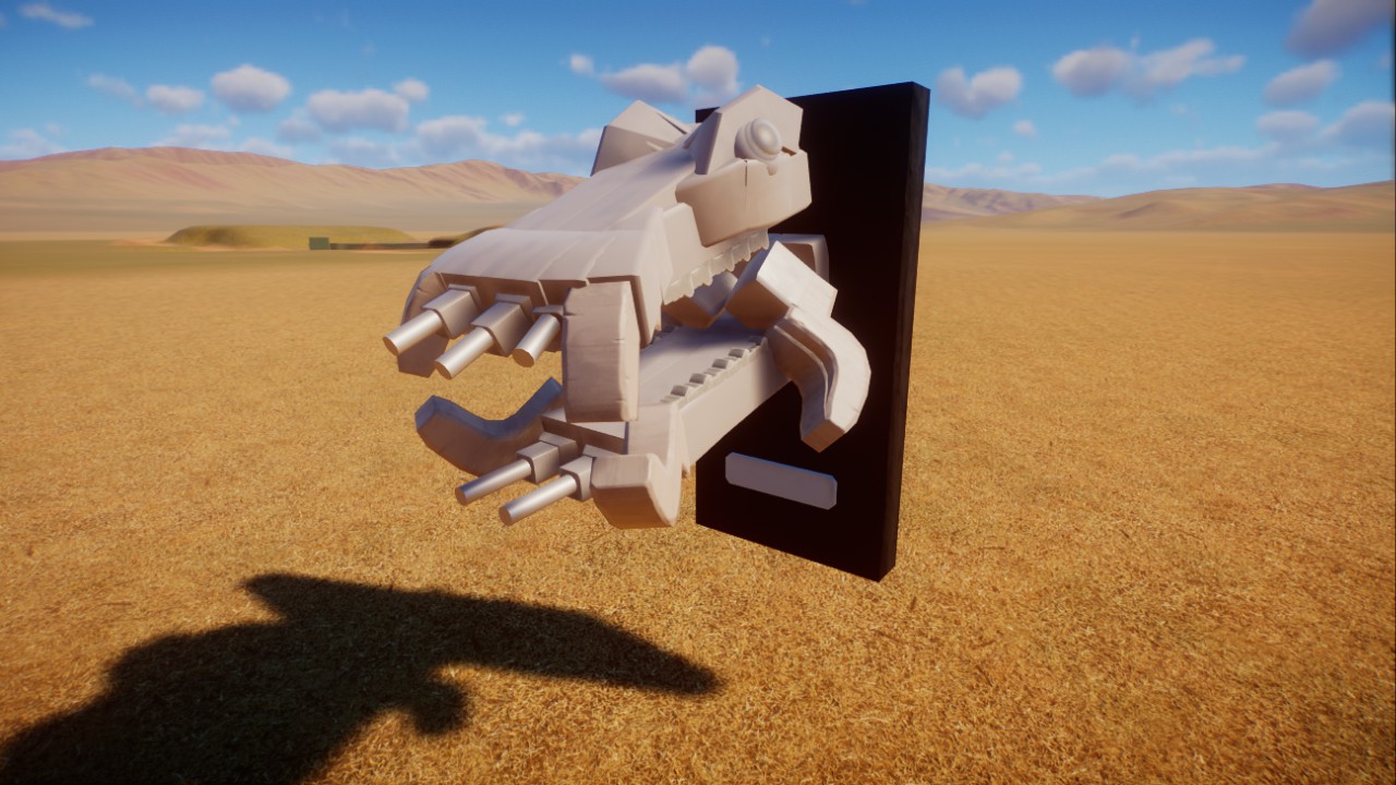 hippo skull mount preview