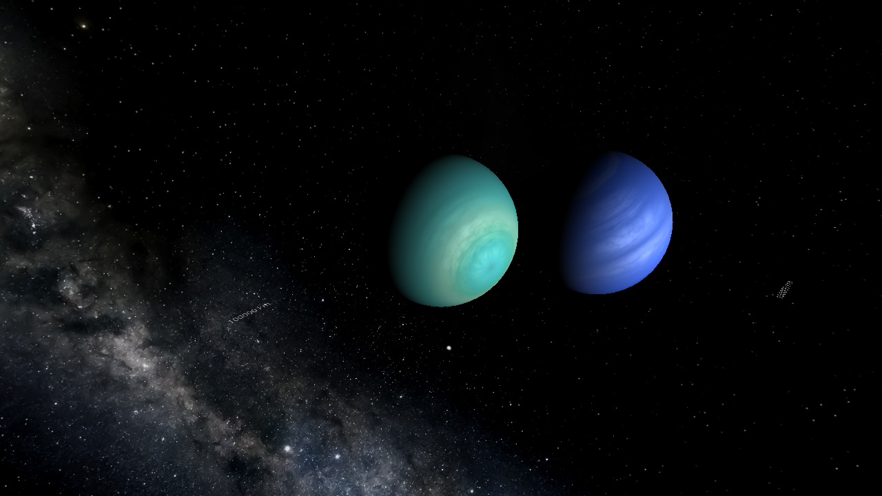 Old Neptune And Uranus