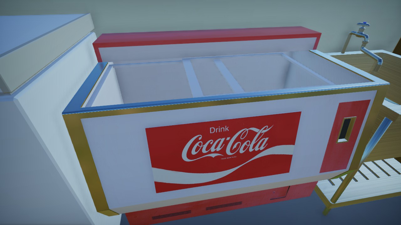 Coca-cola refrigerator