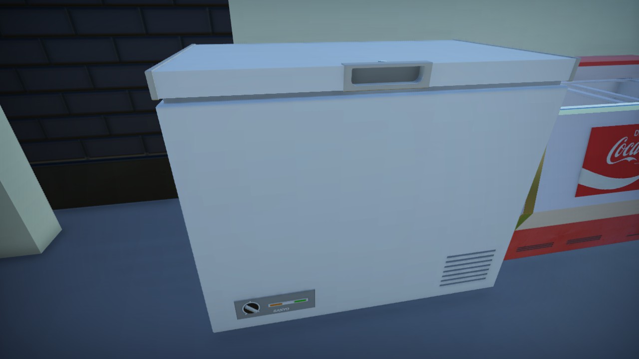 Commercial chest refrigerator realsize