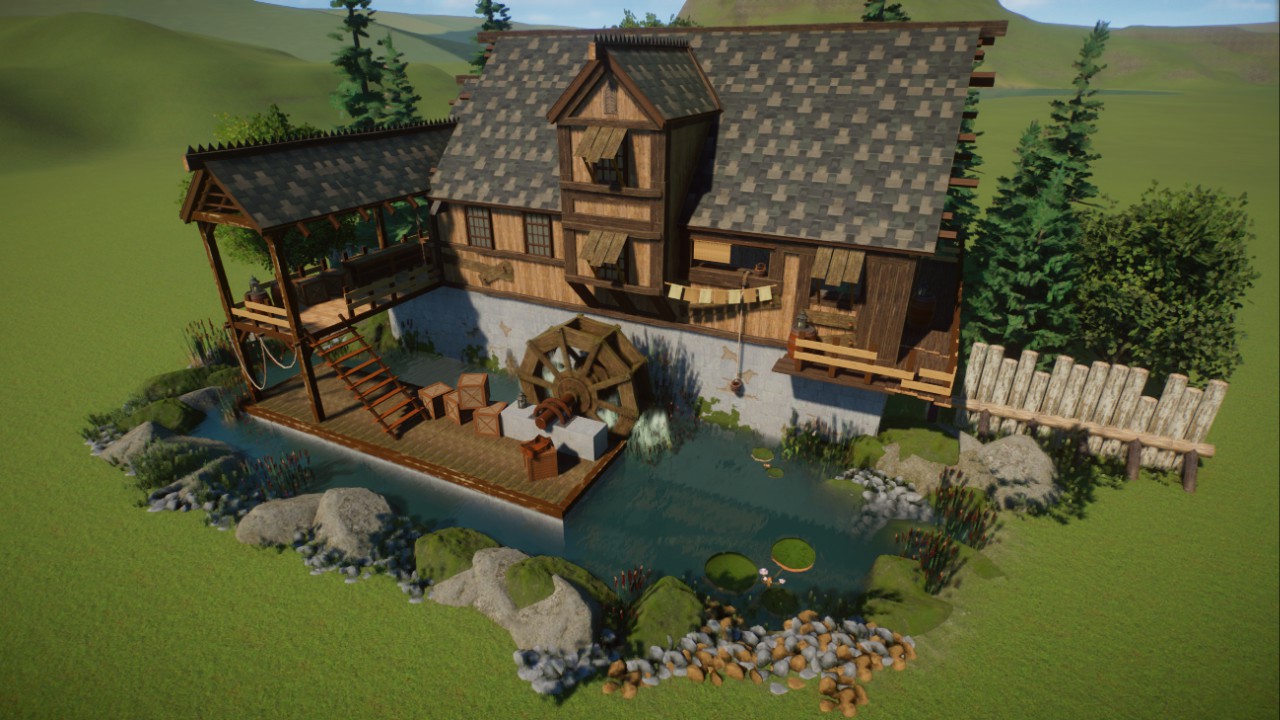 Rustic Watermill House