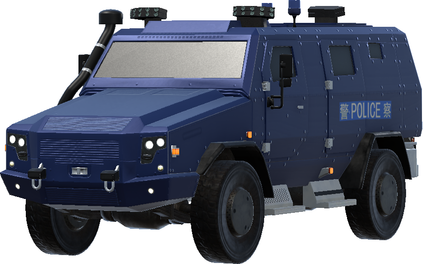 Hong Kong Police Truck
