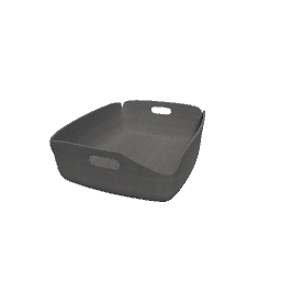 Rectange Fabric Tray Grey