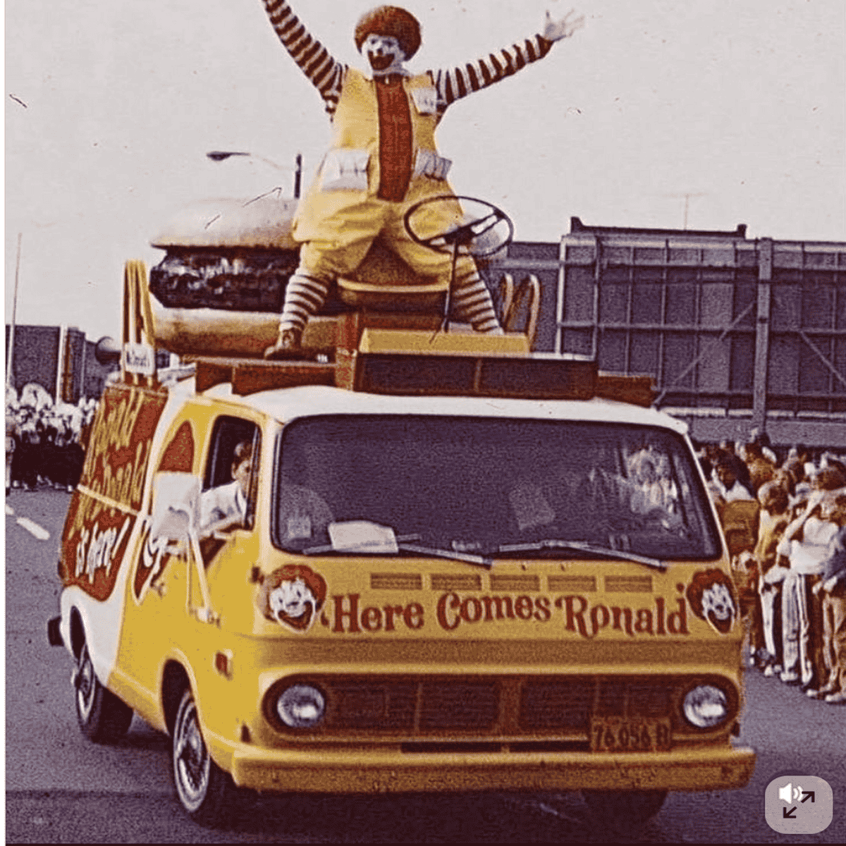 Ronald McDonald van drops pizza bombs