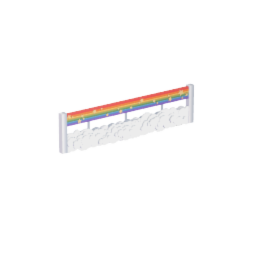 Rainbow Child Themed Kiddie Railing Long