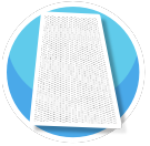 Neutrals Rug White Long