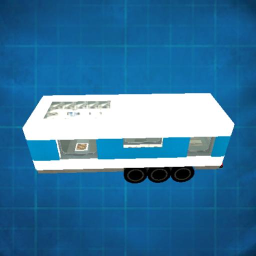 Modern tiny trailer home